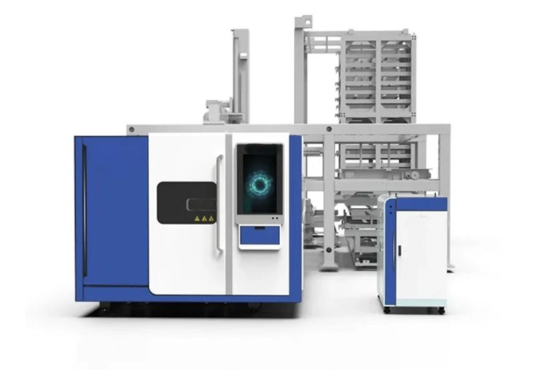 Automatischer Lasers ch neider zum Laden und Entladen