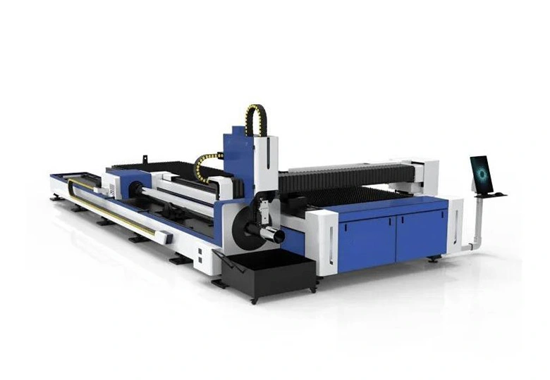 Faserlaser-Schneide maschine mit doppeltem Verwendung zweck