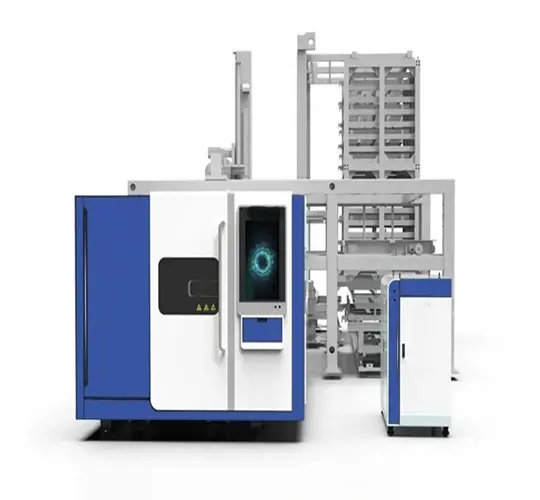 Automatischer Lasers ch neider zum Laden und Entladen