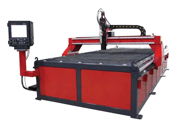 TMG Tisch modell Hochgeschwindigkeits-Präzisions-CNC-Plasmas chneid maschine